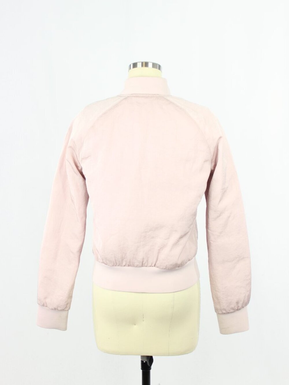 LULULEMON Non-Stop Reversible Misty Pink Water Repellent Bomber Jacket, Size 4 - Picture 5 of 16